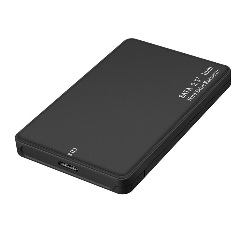 Strumento portatile di trasporto 2.5 Pollici esterno duro unità allegato USB 3.0 micro B per il 7-9.5 millimetri SATA HDD/SSD fino a 2 TB