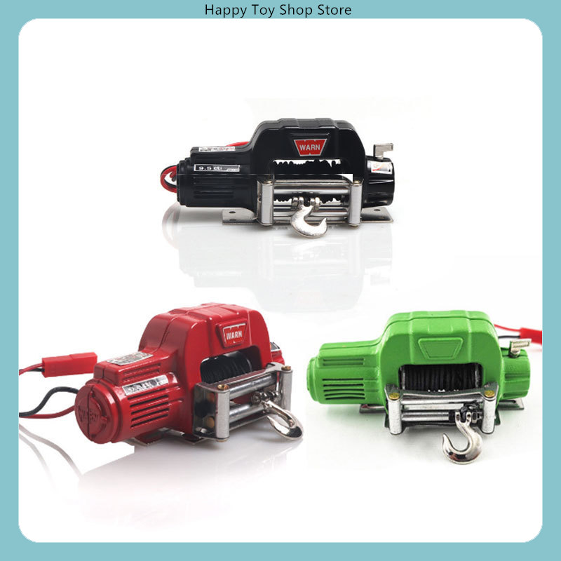 Mini metalen elektrische lier voor 1/10 schaal Crawler RC auto-onderdelen