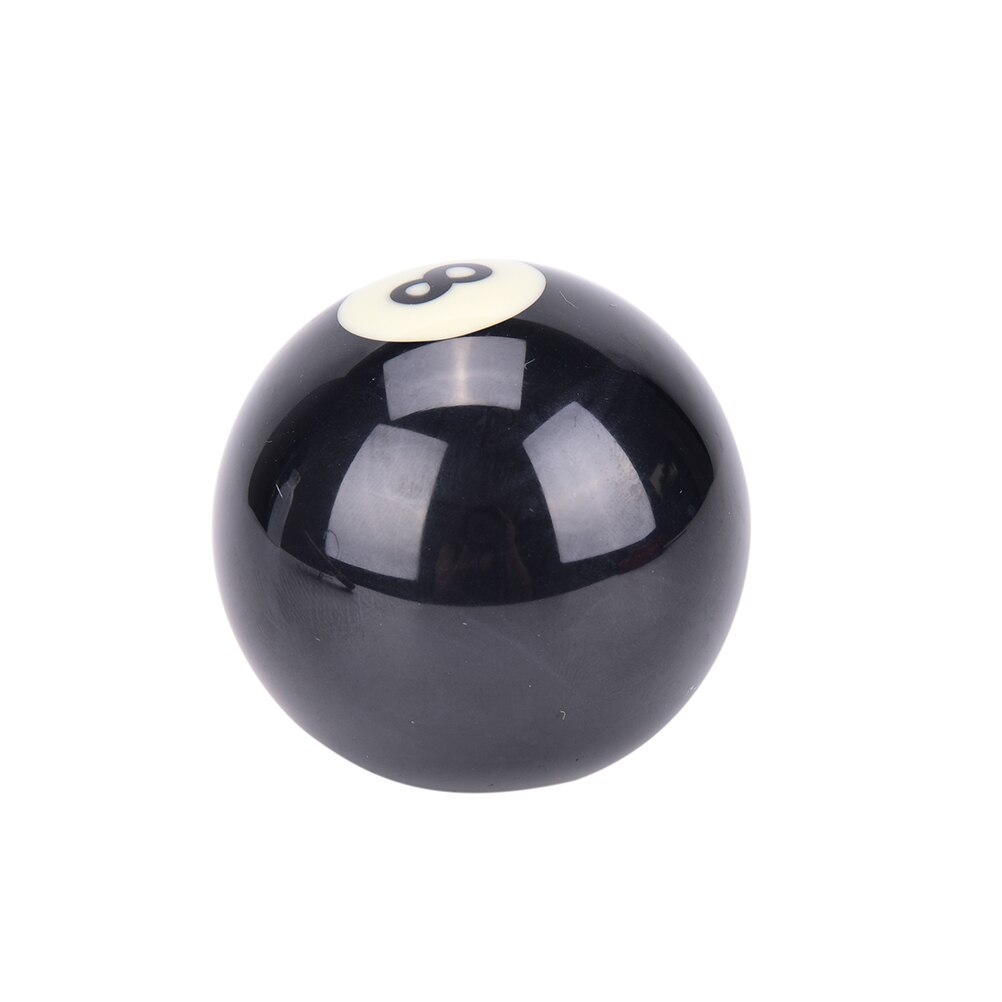 1pc billardbolde  #8 udskiftning af billard poolbold otte bold standard regelmæssig to størrelse 52.5/57.2 mm sort 8 bold  ea14