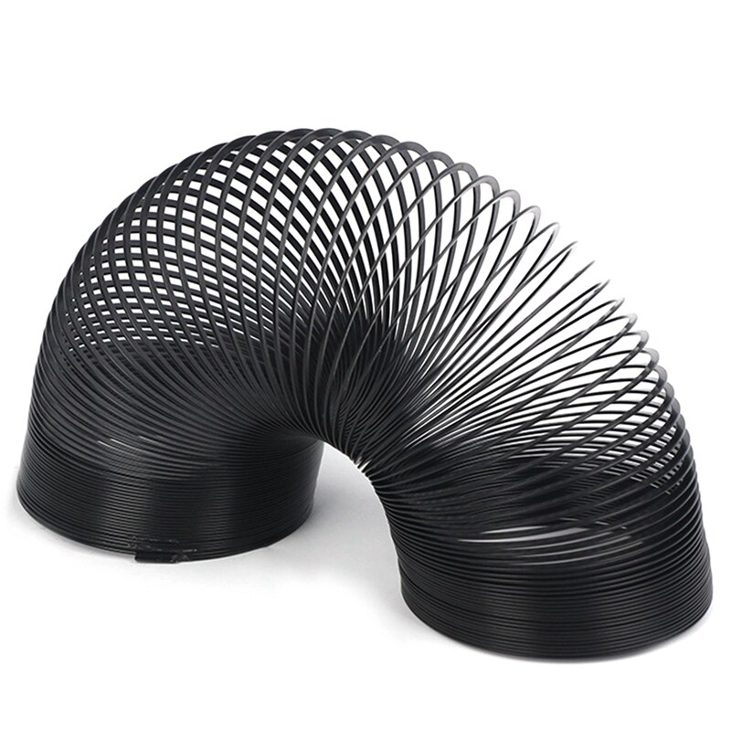 Metal Spring Walking Spring Toy Bulk Metal Coil Spring Toys for Party Stress Relief Small Party Favor: black