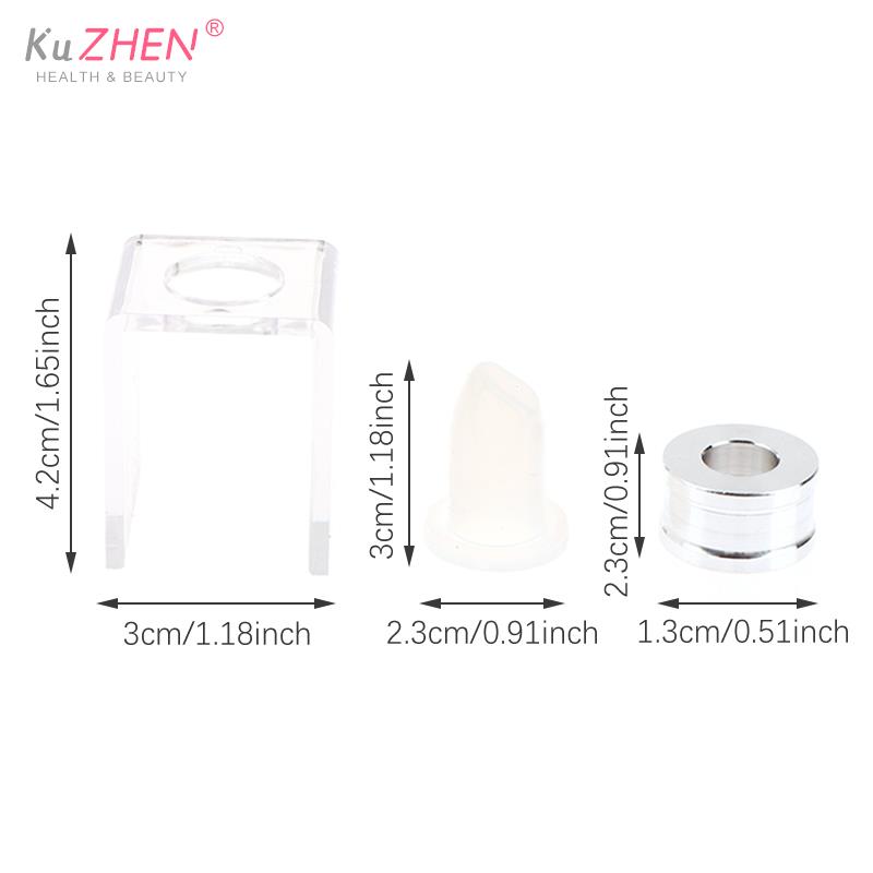 1/3pc/set Silicone Lipstick Mold Silicone Lipstick Mold Aluminum Ring Mould Holder DIY Silicone Lip Balm Mold Craftsl Stand Tube