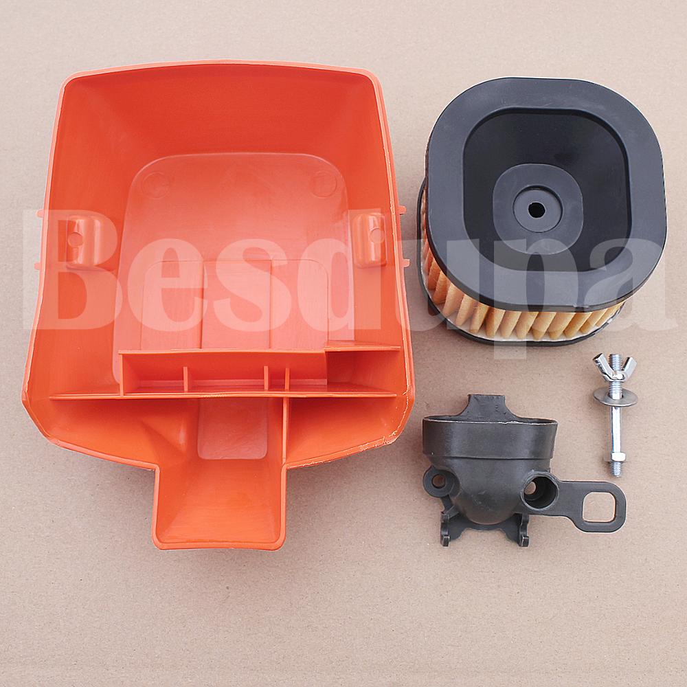 Haishine HD Top Air Filter Cover Holder Kit For Husqvarna 362, 372, 372XPW, 371XP – 6pc Set