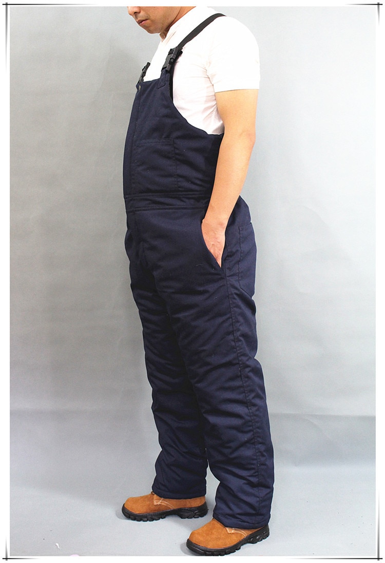 Monos gruesos de invierno para hombre, ropa de trabajo, uniformes resistentes al desgaste, a prueba de frío, para reparador de trabajadores: 4XL