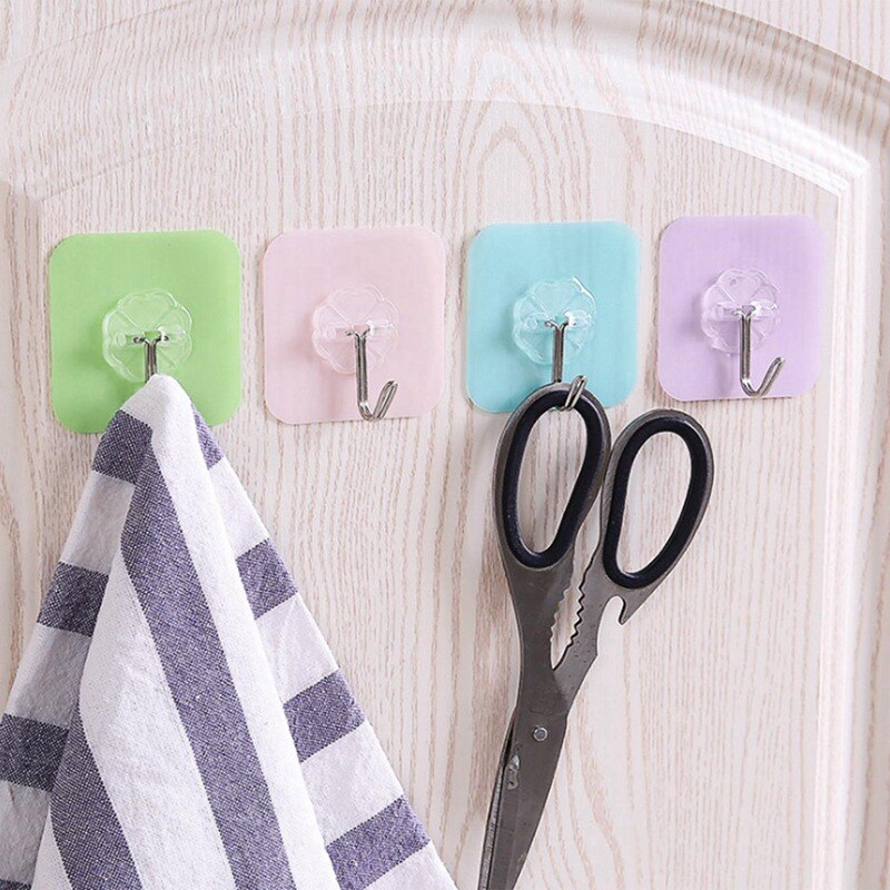 6-delige extra sterke zuignaphaak - vacuüm haken tot 5 kg voor badkamer