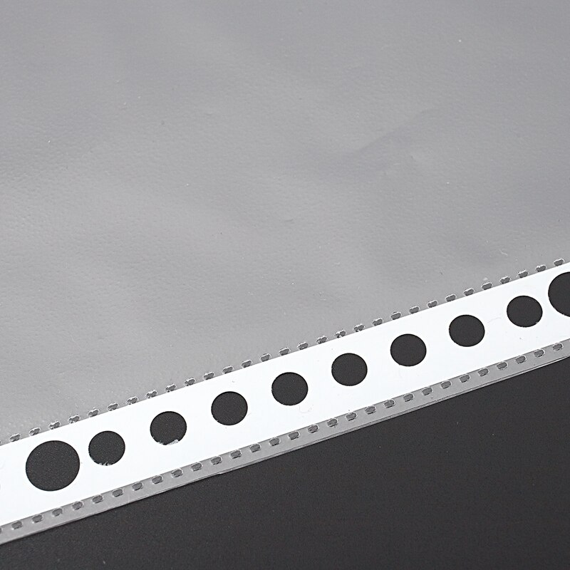 Pack von 200 A5 Klare Gestanzt Taschen-Kunststoff Poly Ordner