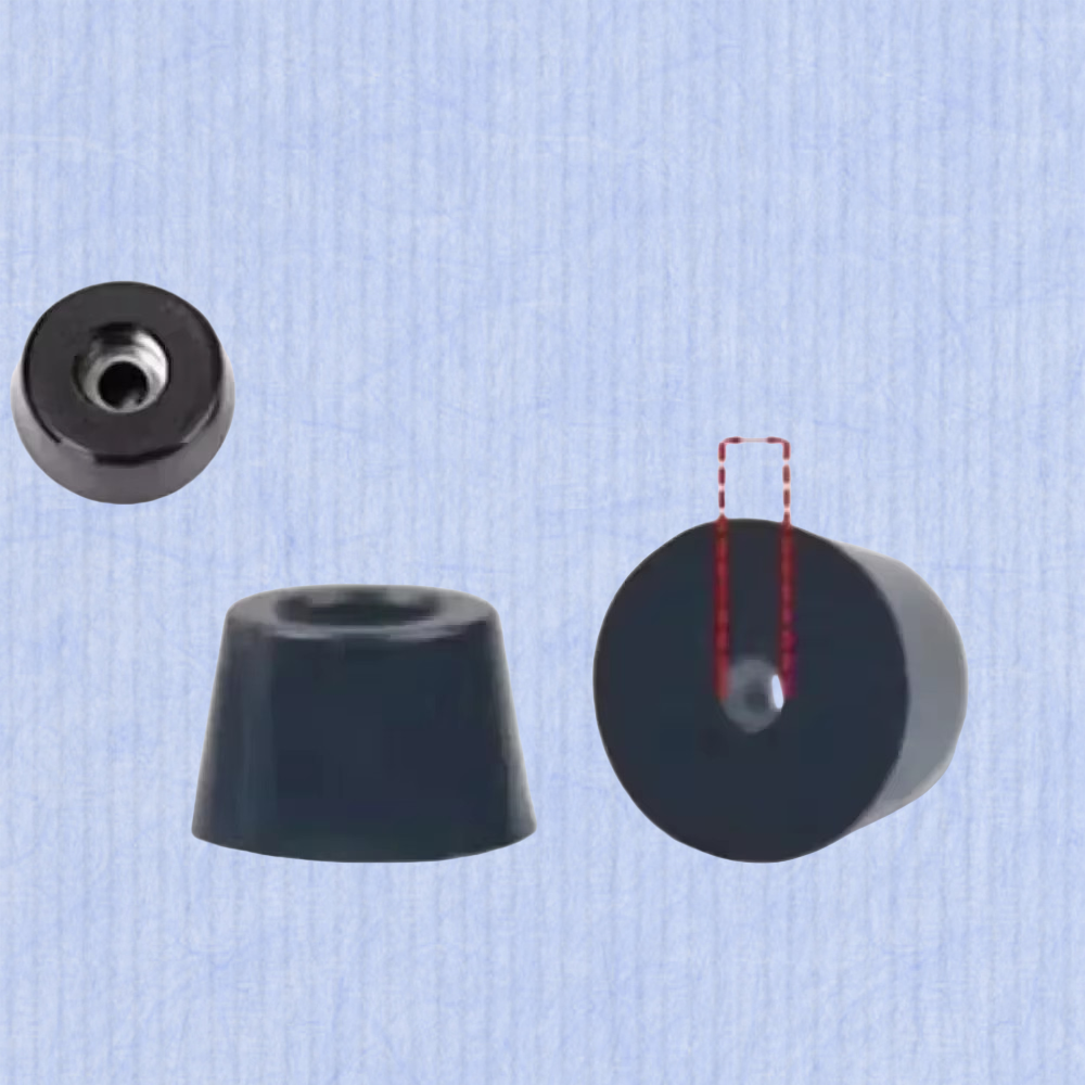 Black Rubber Feet Chair Floor Protector Non-slip Furniture Feet Table Leg Cover Speaker Cabinet Bottom Funiture Parts P482-503