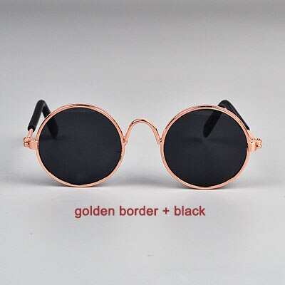 Cool de para mascotas gafas gato perrito gafas de sol ojo ropa cachorro gafas de sol foto Prop, suministros para mascotas, accesorios para perros pequeños: color 7