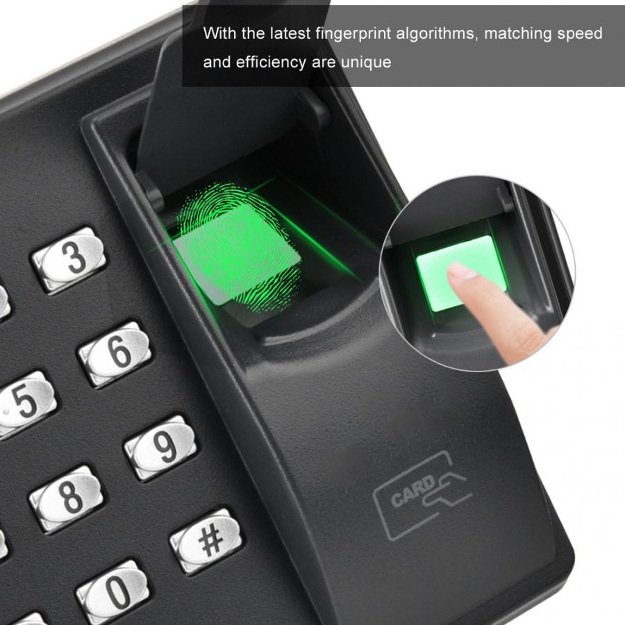 Rfid-lukija sormenjälki oven kulunvalvonta biometriikka vedenpitävä älykortti