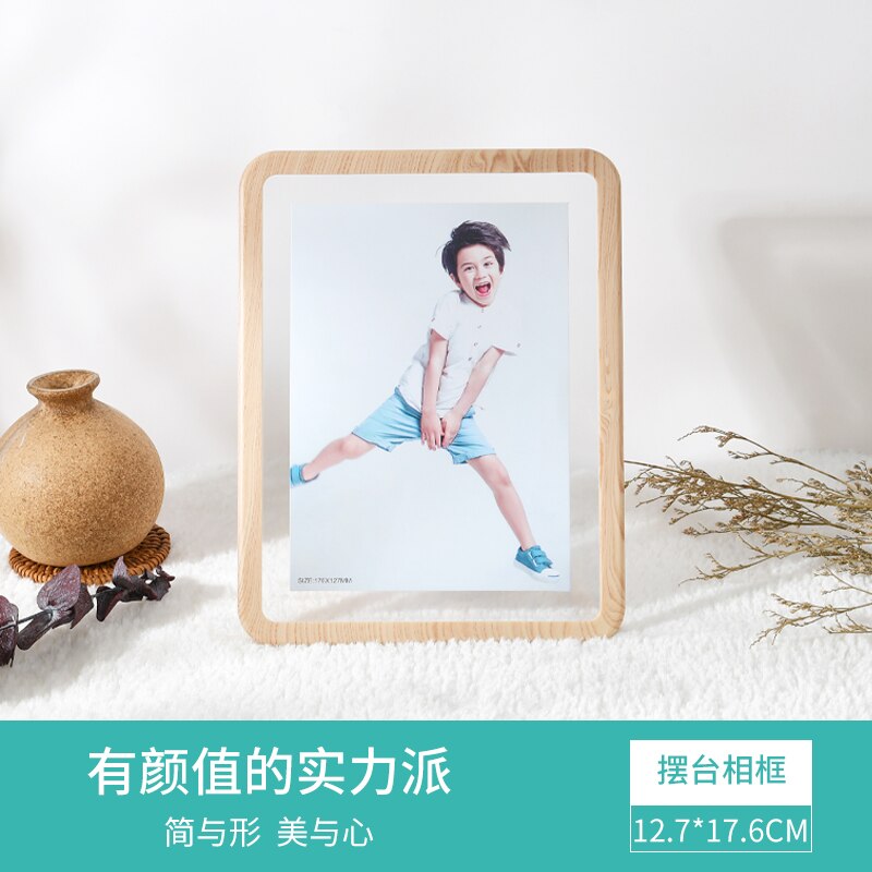 Marcos de fotos clásicos para cuadros, decoración moderna tradicional china, rectangular, BD50FF: 7-8Inch