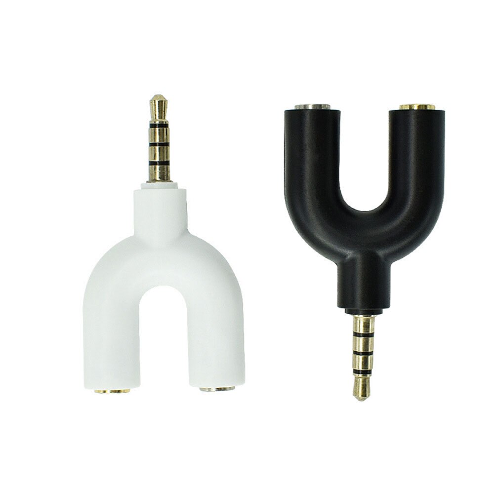 Y Dual Audio Splitter Kabel Adapter Bequem Audio Linie 1 zu 2 AUX Kabel 3,5mm Kopfhörer Adapter 1 Männlichen für 2 Weibliche