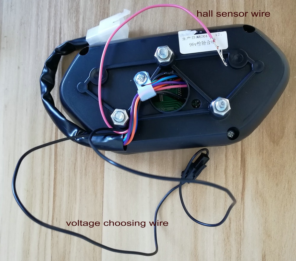 speedometer instrumentmåler elektrisk scooter sykkel trehjuls deler vise 48 v 60 v 72 v 96 v 120v med skjermende hvit bakgrunnslys
