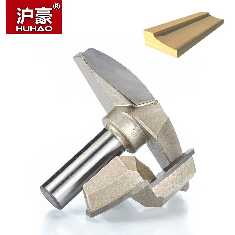 HUHAO 1pc 1/2" Shank Classical Plunge Bit CNC Woodworking Tools two Flute Router Bits For Wood Cutting The Wood Router Tool