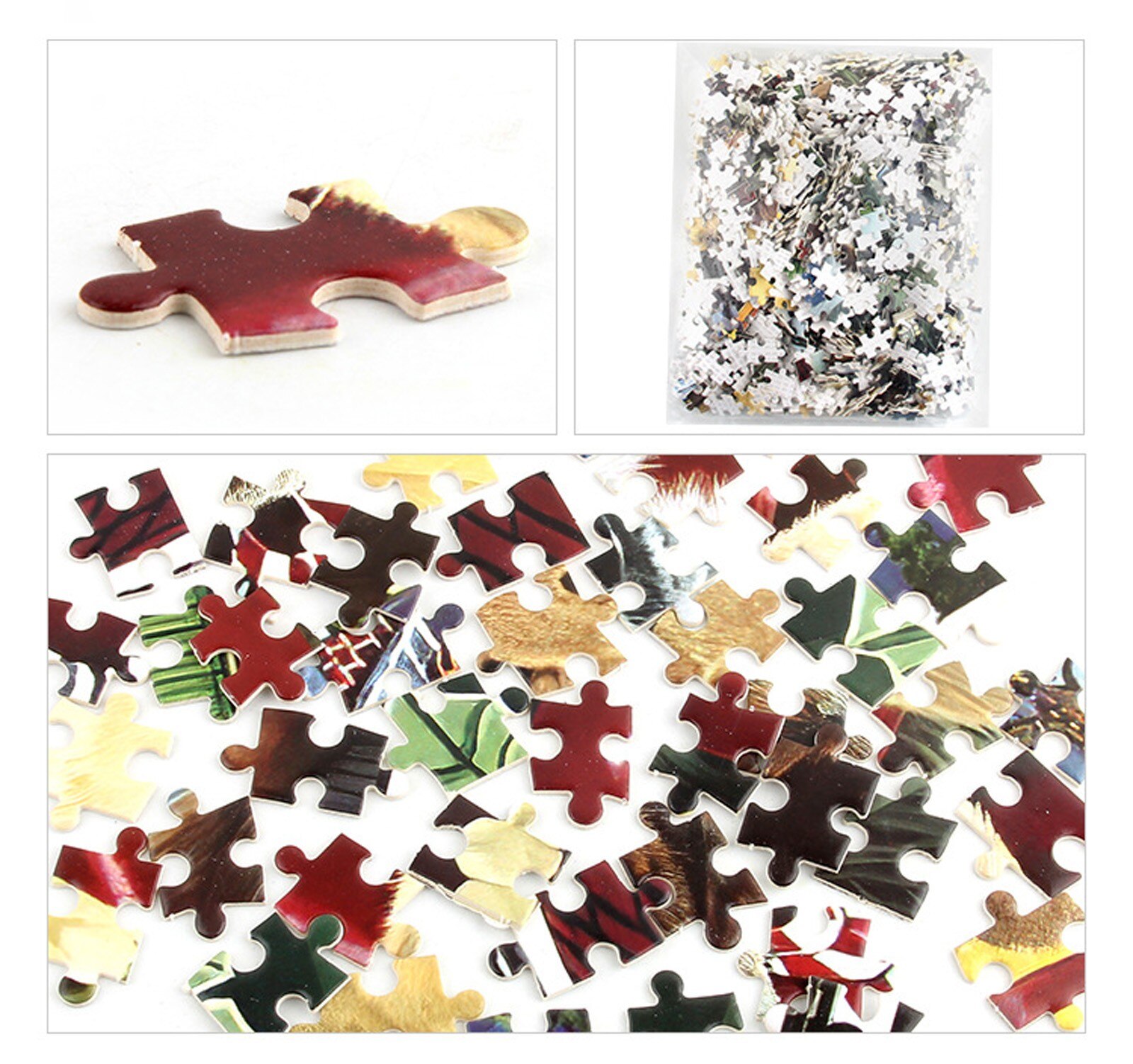 1000pcs-christmas-dogs-puppy-playing-cards-jigsaw-grandado