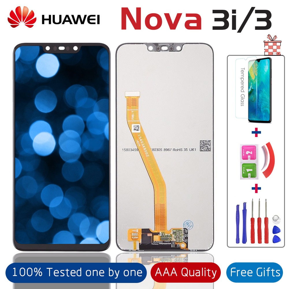 LCD Screen Replacement for Huawei Nova 3 / 3i P Smart Plus - 6.3" IPS Display Touch Digitizer Assembly