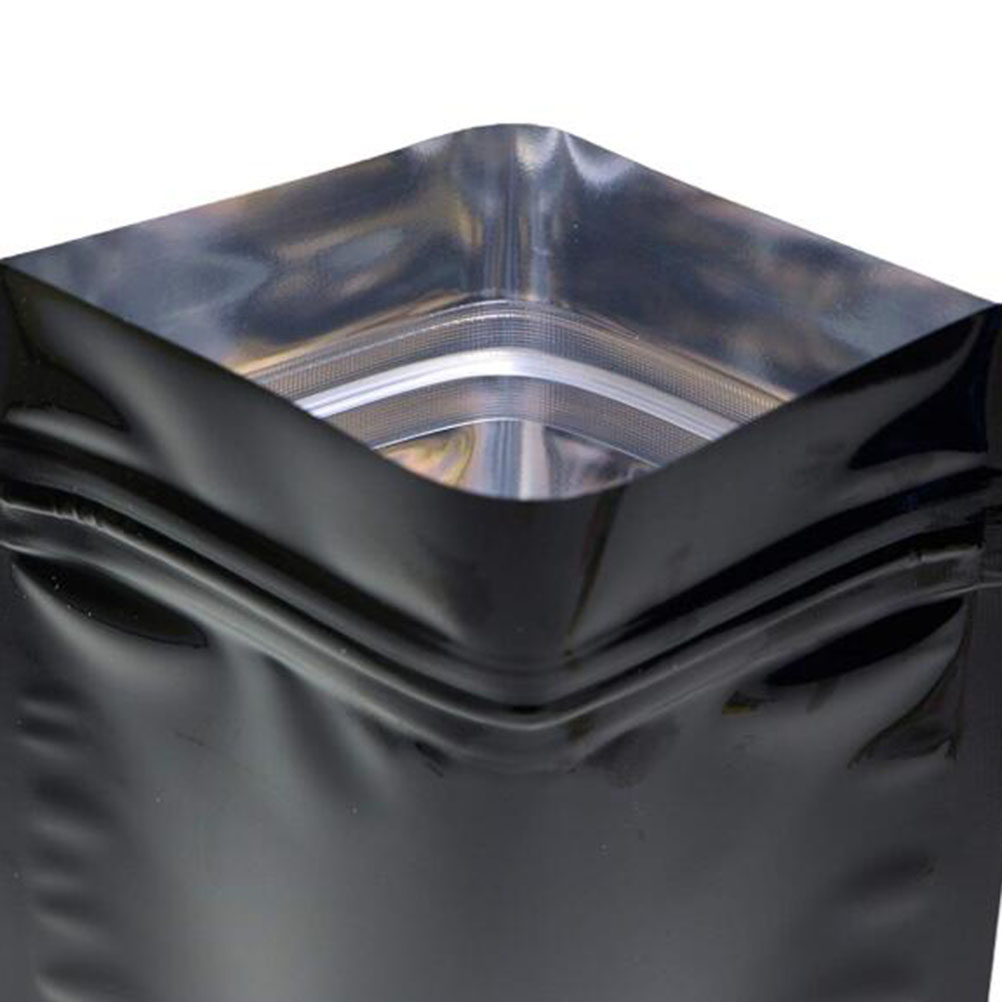 100PCS Aluminum Foil Reusable Food Storage Pouches Packaging Bags Bags for Cookies Snacks Coffee