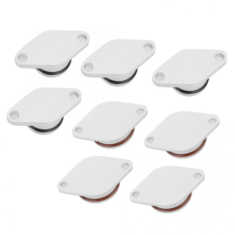 4 piezas 22mm/33mm Motor de coche diésel Swirl solapa en blanco Kit de reparación reemplazo de aluminio + coche ABS accesorios araba aksesuar
