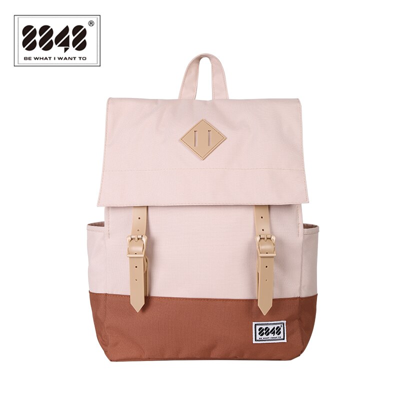 8848 Casual Women's Backpack School Bag Female Backpack 15.6 Inch Laptop 14.2 L Waterproof Oxford Backpack Mochila 173-002-008