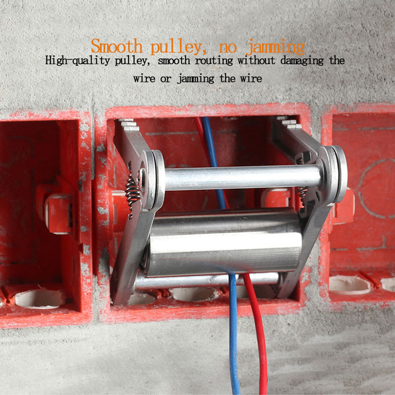 Adjustable Wire Pulling Artifact Switch Wire Box Fixed Electrician Single Wire Threading Auxiliary Device Lead Wire Laying Tool