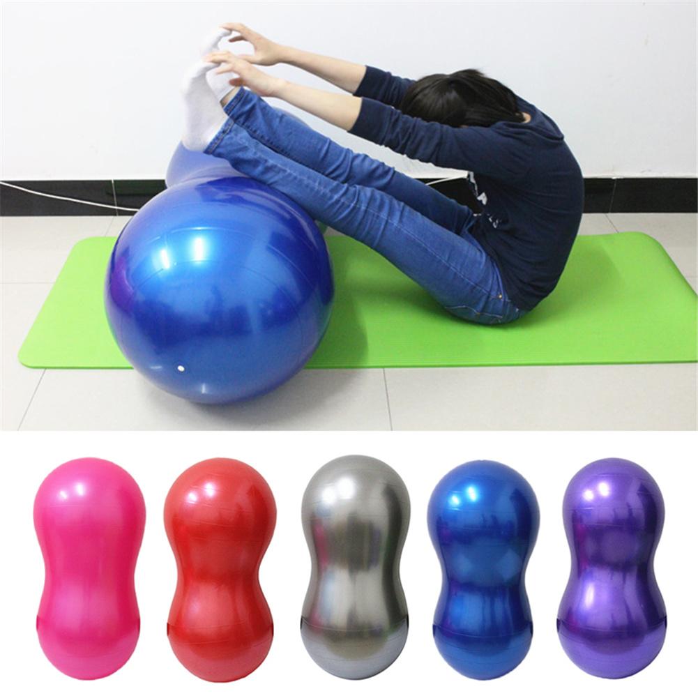 Capsule anti-Explosion épaisse, boule de Pilates, entraînement de rééducation pour personnes âgées, Fitness, Yoga, arachide avec pompe