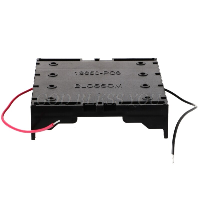 3.7V Parallel 3x 4x 18650 Batteries Holder Box Storage Case Container With Wire