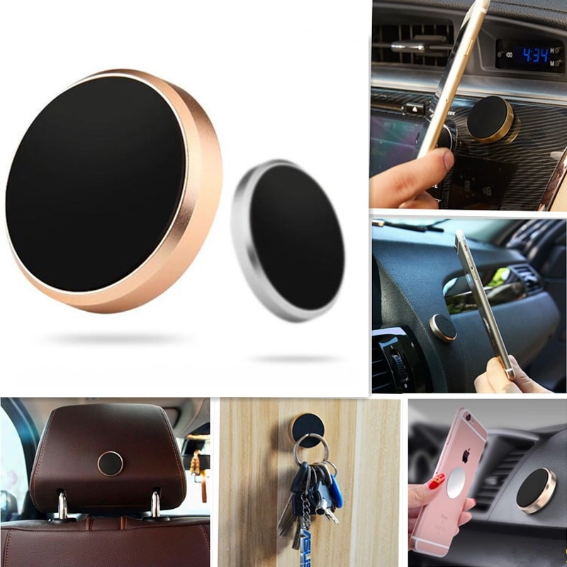 Magnetic Mobile Phone Holder Sticker Car Dashboard mobile Bracket Cell Phone Mount Holder Stand Universal Magnet Wall Sticker