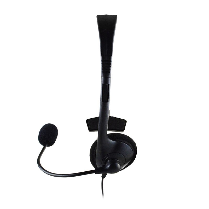 Headband Earphone With Flexible Microphone USB Cable Wired Noise Reduction Computer Headset For Laptop PC Computer Call Center