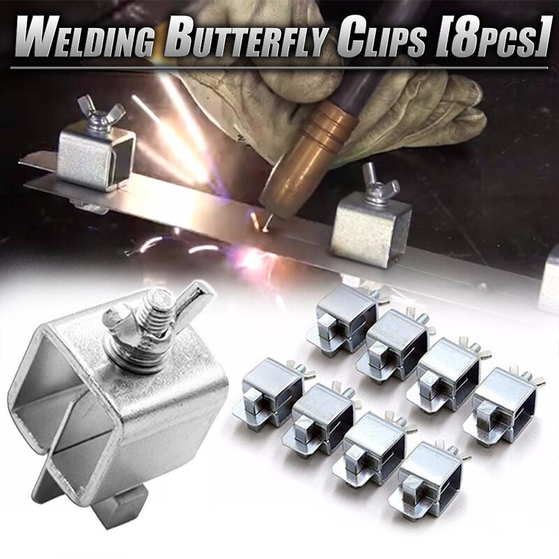 8/16 Pcs Butt Welding Clamps Weld Sheet Metal Clip Positioner Auto Car Truck Door Skin Panel WWO66