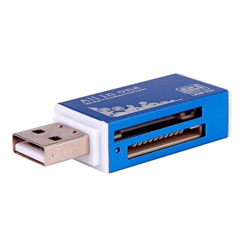 Computer Card Reader USB 2.0 All in 1 Multi Memory Card Reader For Micro SD SDHC TF M2 MMC C76