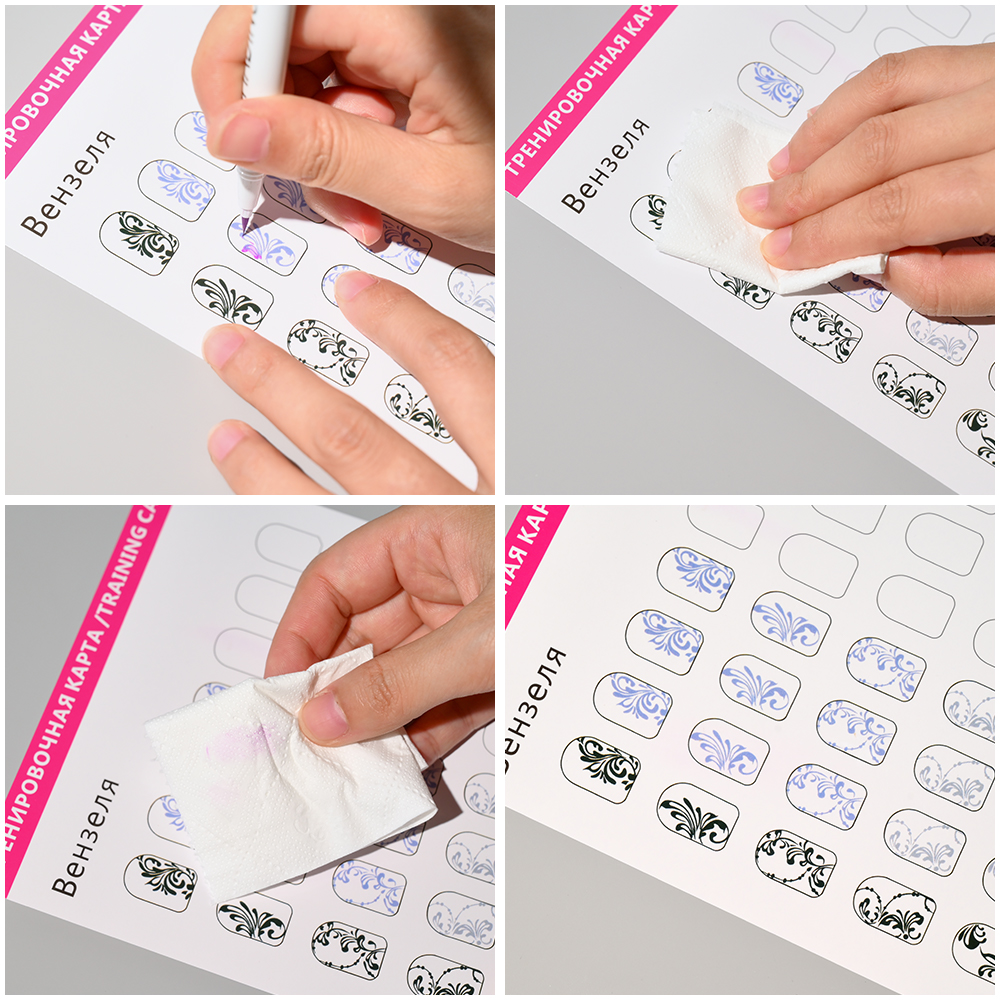 12 pièces Nail Art lignes pratique papier dessin peinture modèle apprentissage livre manucure outils UV Gel vernis Guide ongles Accessoires