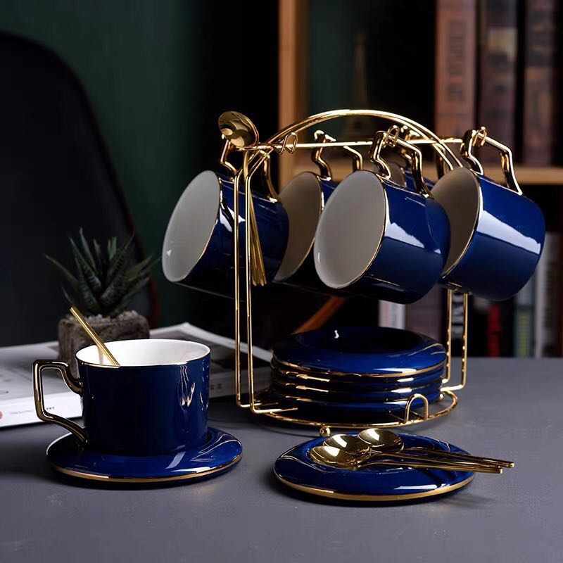 Luxury Cute Coffee Cup Ceramic Original Breakfast Espresso Cups Coffee Cups Set Taza De Cafe Tea Cup Set