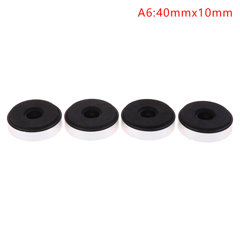 4Pcs Speaker Spikes Stand Feets Audio Active Speakers Repair Parts Accessories DIY For Home Theater Sound System: WHITE