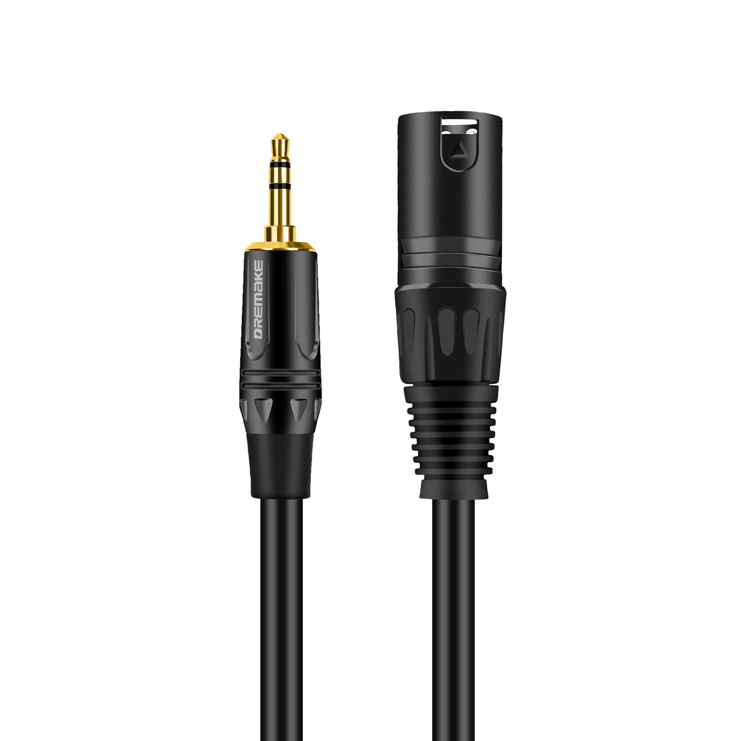 Balanceret xlr han-til-stik 1/8 tommer han-kabel til smartphones, afspillere, pc'er, bærbar tilslutning til mixerpult, forstærker, højttaler
