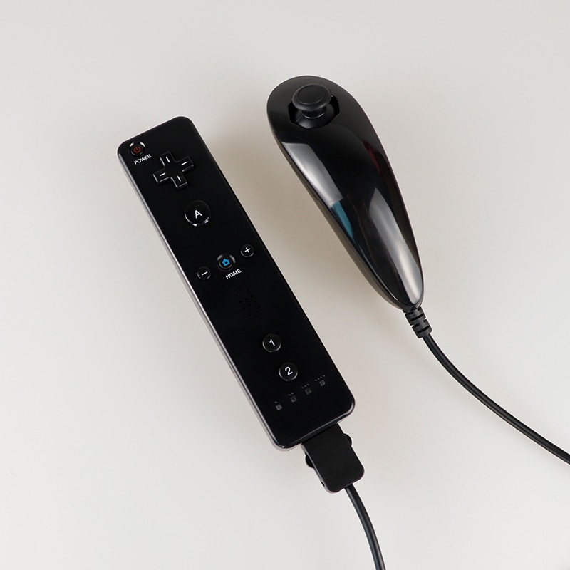 Ingebouwde Motion Plus Draadloze Afstandsbediening Gamepad Controller Voor Nintend Wii Nunchuck Voor Nintend Wii Remote Controle Joystick Joypad