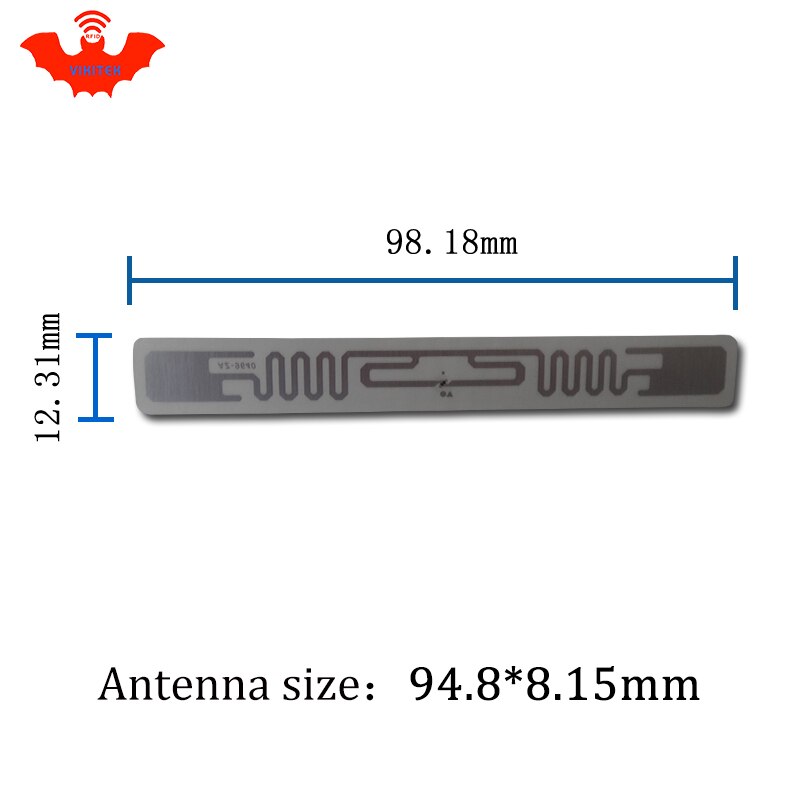 UHF RFID tag EPC 6C sticker Alien 9640 wet inlay 915mhz868mhz860-960MHZ Higgs3 100pcs adhesive passive RFID label