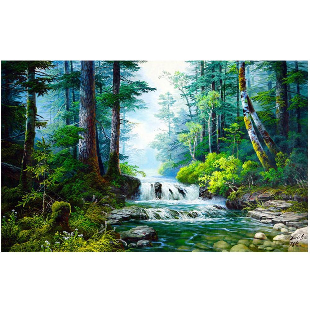 Landscape Painting By Numbers Pictures Home Decor Oil Paint Acrylic Painting Diy Paintings Paint Canvas Oil Painting 40X50cm FM: Default Title