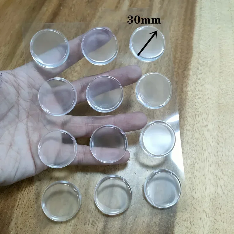 1 Blatt selbstklebende Puffer-Pads, Silikon-Türstopper, Schrank-Stoßstangen, Wandschutz, Möbel, Kühlschrank, Anti-Crash-Pad: Grau