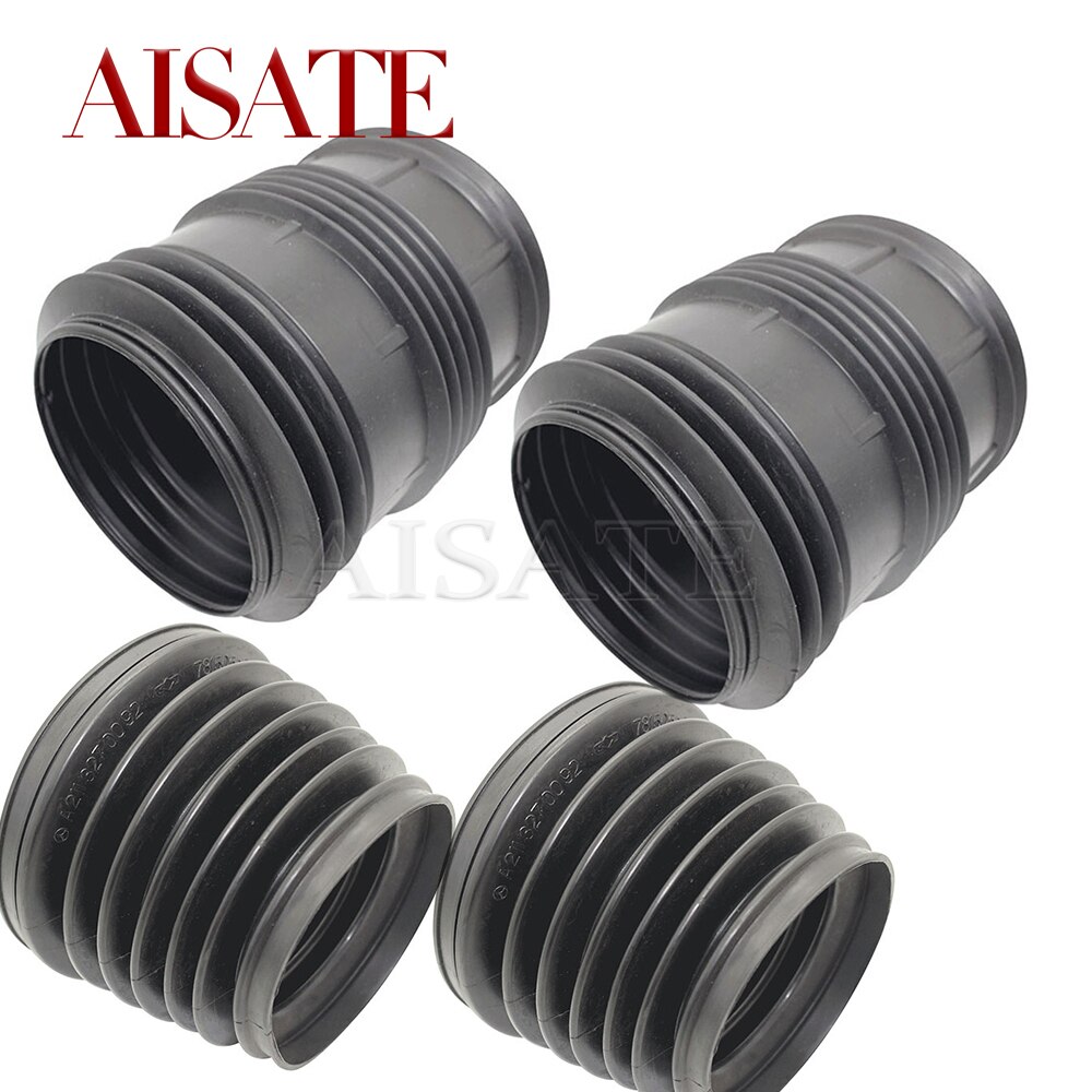 4 sztuk przednie tylne zawieszenie pneumatyczne wiosenna torba osłona przeciwpyłowa dla Mercedes W211 S211 powietrza tuleja gumowa mieszek 2113200725 2113206013