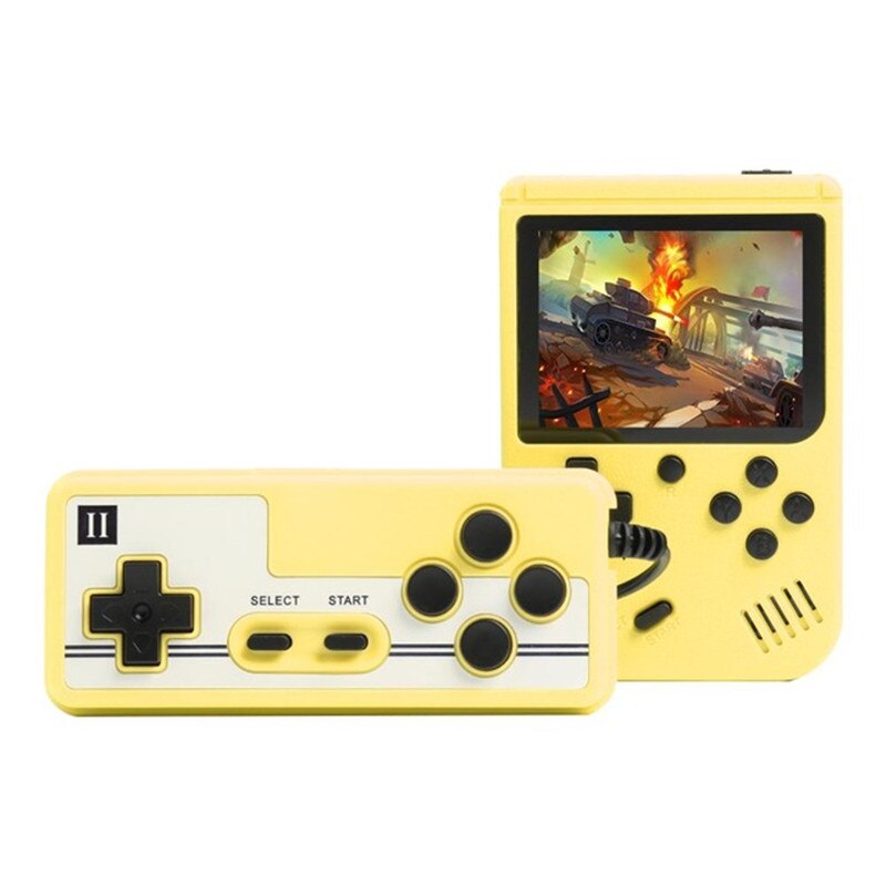 Consola de videojuegos portátil 800 en 1 para niños, videojuego Retro clásico de 8 bits, máquina recreativa: 800 Yellow Gamepad