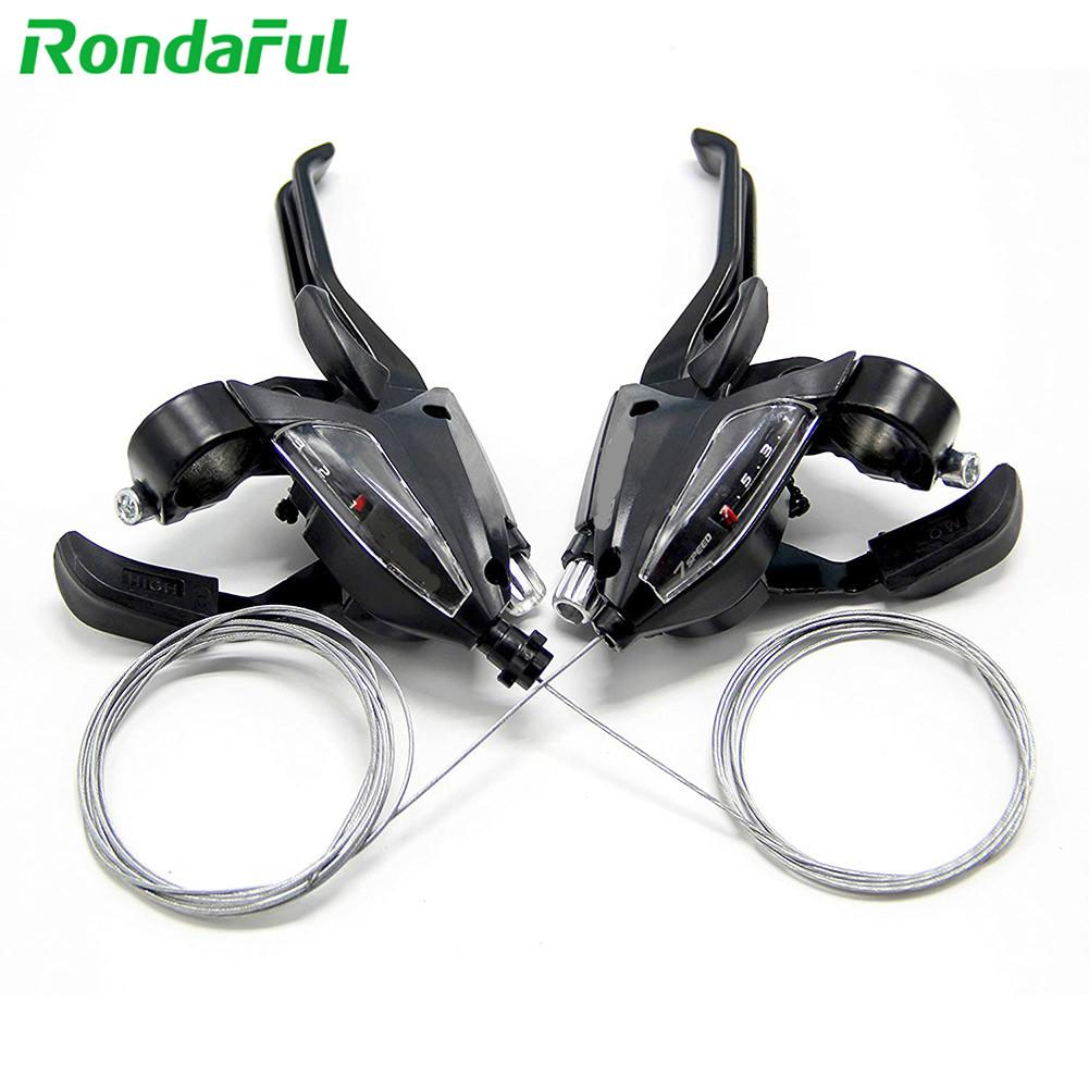 ST-EF500 3x7Speed Mtb Mountainbike Shifter Brake Fietsen Schijfrem Hendels Met Shift Kabel Fietsen Accessoires