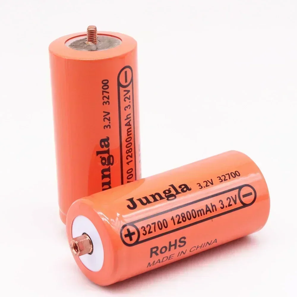 Original 32700 12800mAh 3.2V Lifepo4 rechargeable battery, lithium iron phosphate power battery, with screws