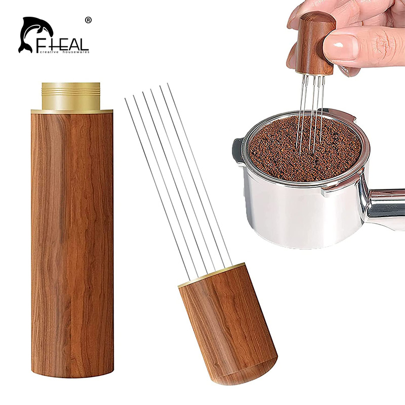 FHEAL Rvs Koffieroerder 0.4mm Espresso Distributeur 5/6/8 Fijne Naalden WDT Toolols Cafe Roeren Barista accessoires