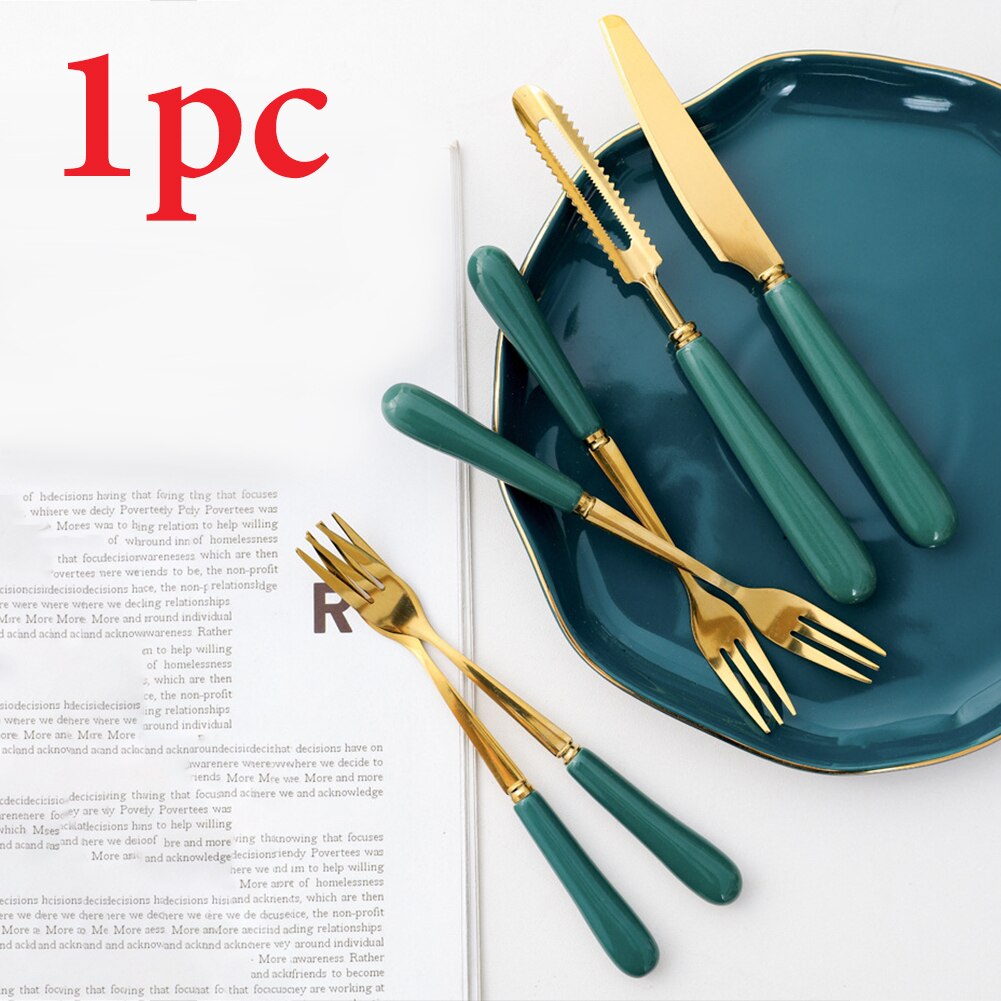 2pcs Wedding Cutlery Fork Long Handle Fruit Cutter Peeler Steak Cutting Party Home Stainless Steel Kitchen Dining Room Dinner