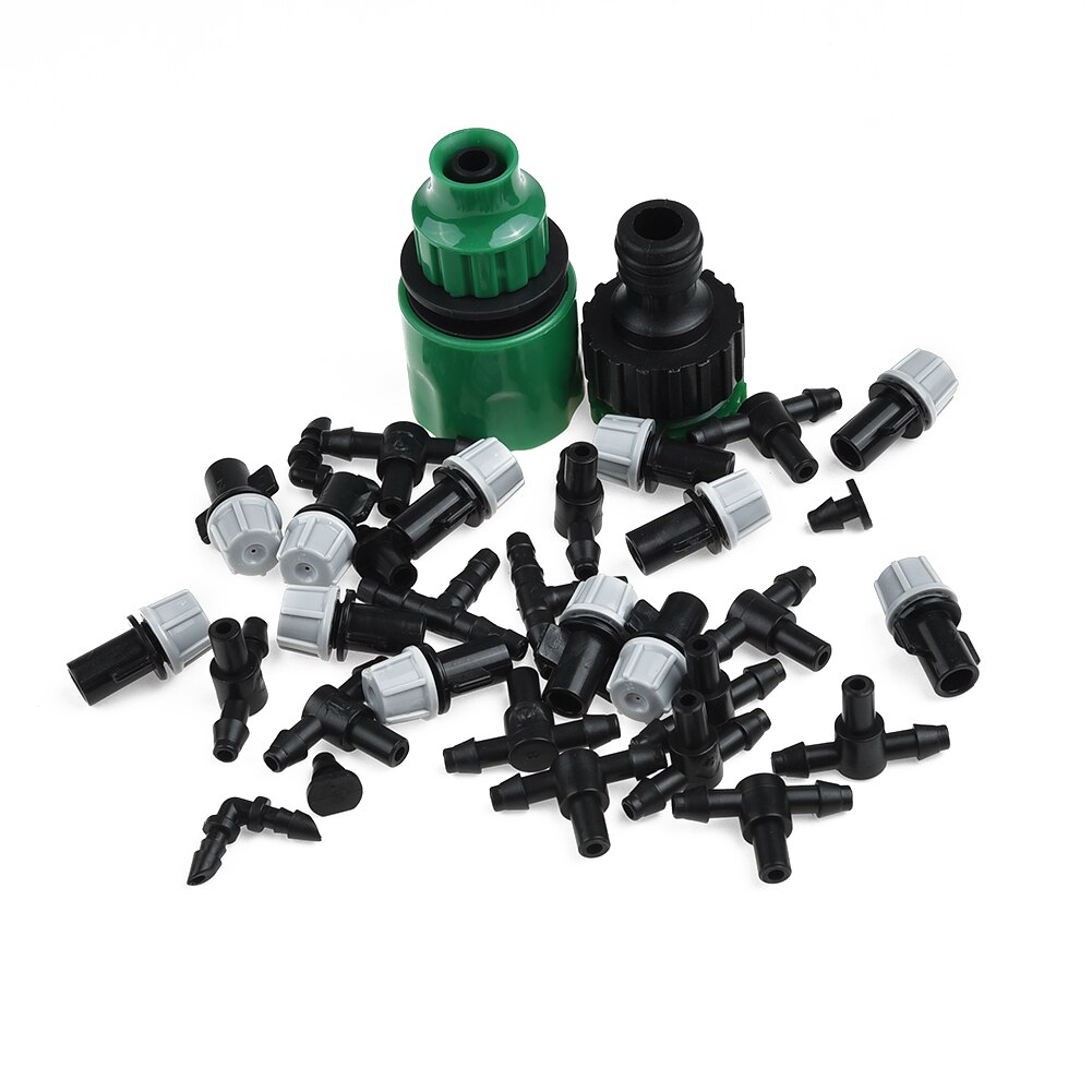 10M Water Misting Cooling System Mist Sprinkler Nozzle Outdoor Garden Patio Greenhouse Plants Spray Hose Watering Kit