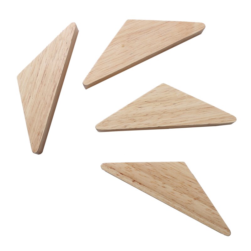 Natuurlijke Hout Kleerhanger Muur Gemonteerde Kapstok Decoratieve Sleutelhouder Hoed Sjaal Handtas Opslag Hanger Badkamer Rack