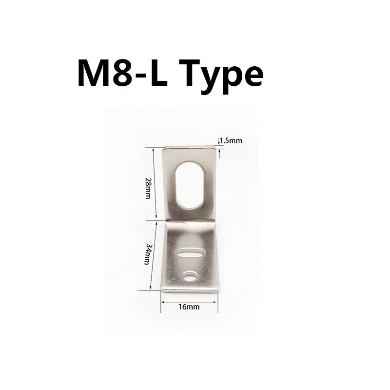Approach Sensor bracket proximity sensor switch holder photoelectric sensor switch fix support M8L/H M12L/H M18L/H M30L/H: M8-L
