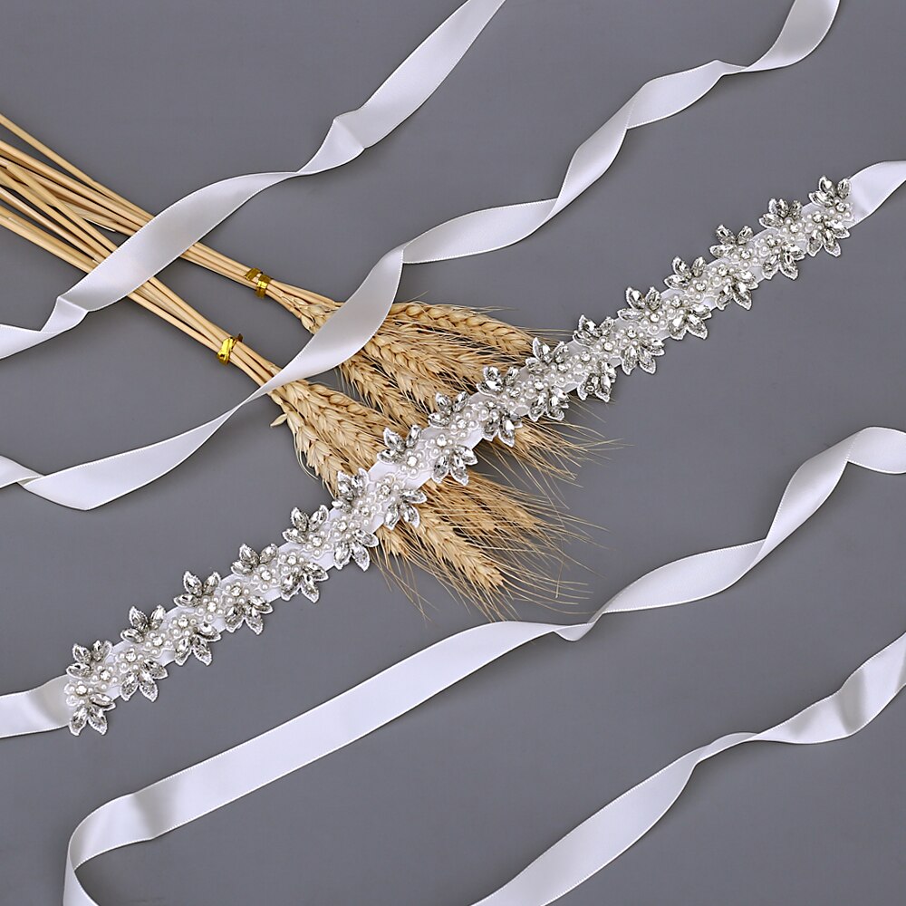 Luxe parelriem voor trouwjurken, bruidsjurkaccessoires, bruidsjurkriem, bruidsmeisjesriem, avondfeestjurkriem, scs 275