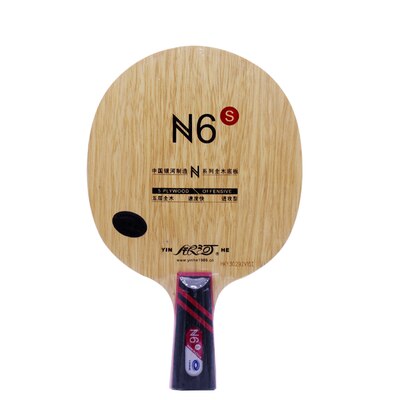 Yinhe-Hoja de tenis de mesa N1s N2s N3s N4s, de ataque de madera con bucle, para raqueta de ping pong: N6S   CS