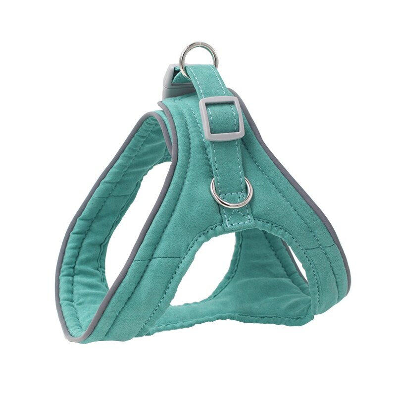 Coleira para treinamento de cães pequenos, coleira peitoral ajustável para cachorros e gatos coleira do gato: green / PP