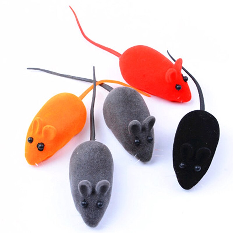 10 pçs reunindo o rato falso engraçado do gato do animal de estimação brinquedos mini som realista jogando brinquedos para gatos gatinho interativo gato brinquedos aleatórios