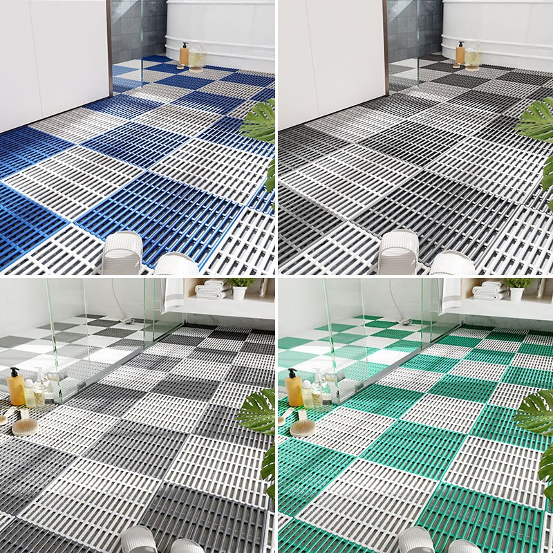Tapis antidérapant sans goût TPE, pour toilettes, baignoire domestique, salle de bains, creux hydrophobe, tapis de douche Portable